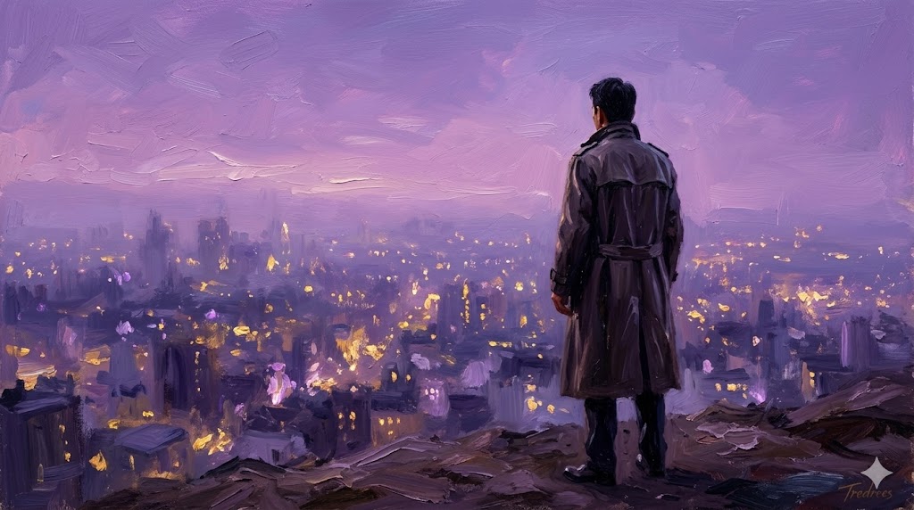 夜明けを待つ静かな街