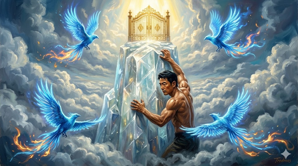 静かにマイクへ向かう俳優