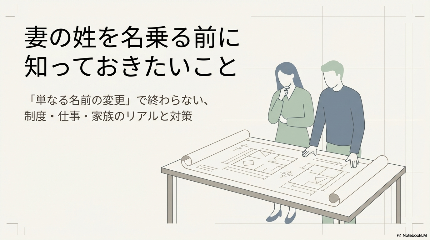 結婚で妻の姓を名乗るデメリットを解説