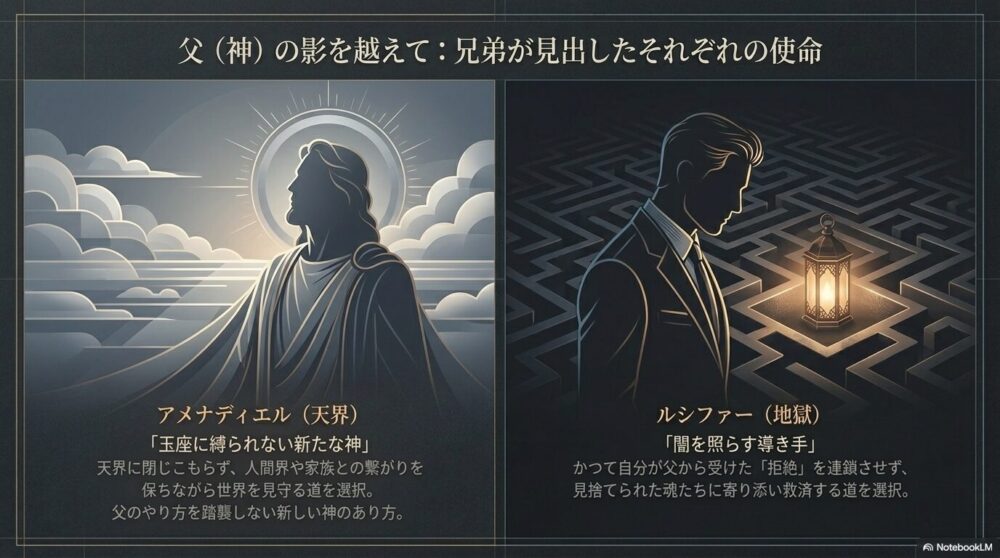 アメナディエルの結末｜兄弟で異なる使命を選ぶ