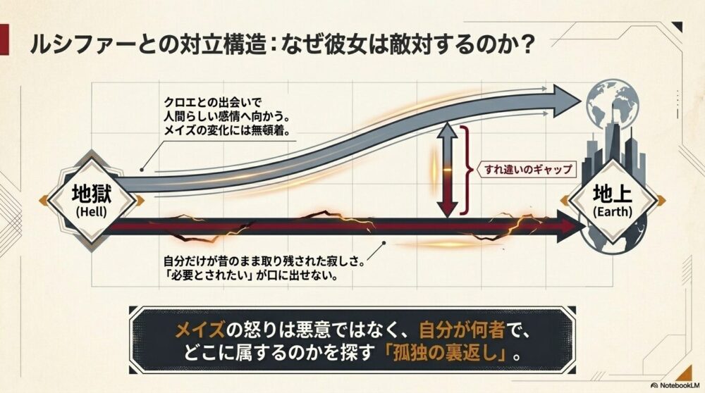 メイズはなぜルシファーと対立するのか